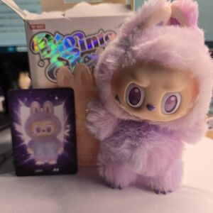 NIB AUTHENTIC BIE LABUBU- LUCK.COMES WITH BAG & CARD